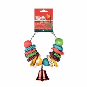 Birdie - Rainbow Circles Bird Toy