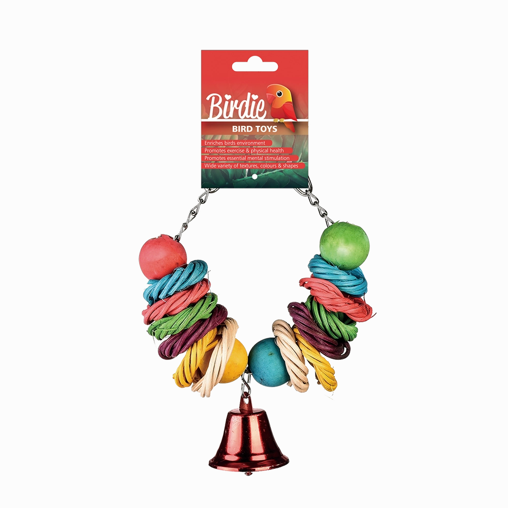 Birdie - Rainbow Circles Bird Toy