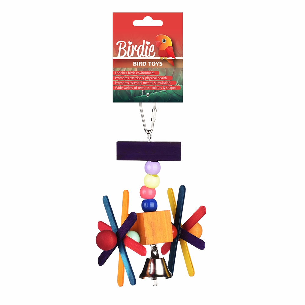 Birdie - Rainbow Flying Wheel Bird Toy