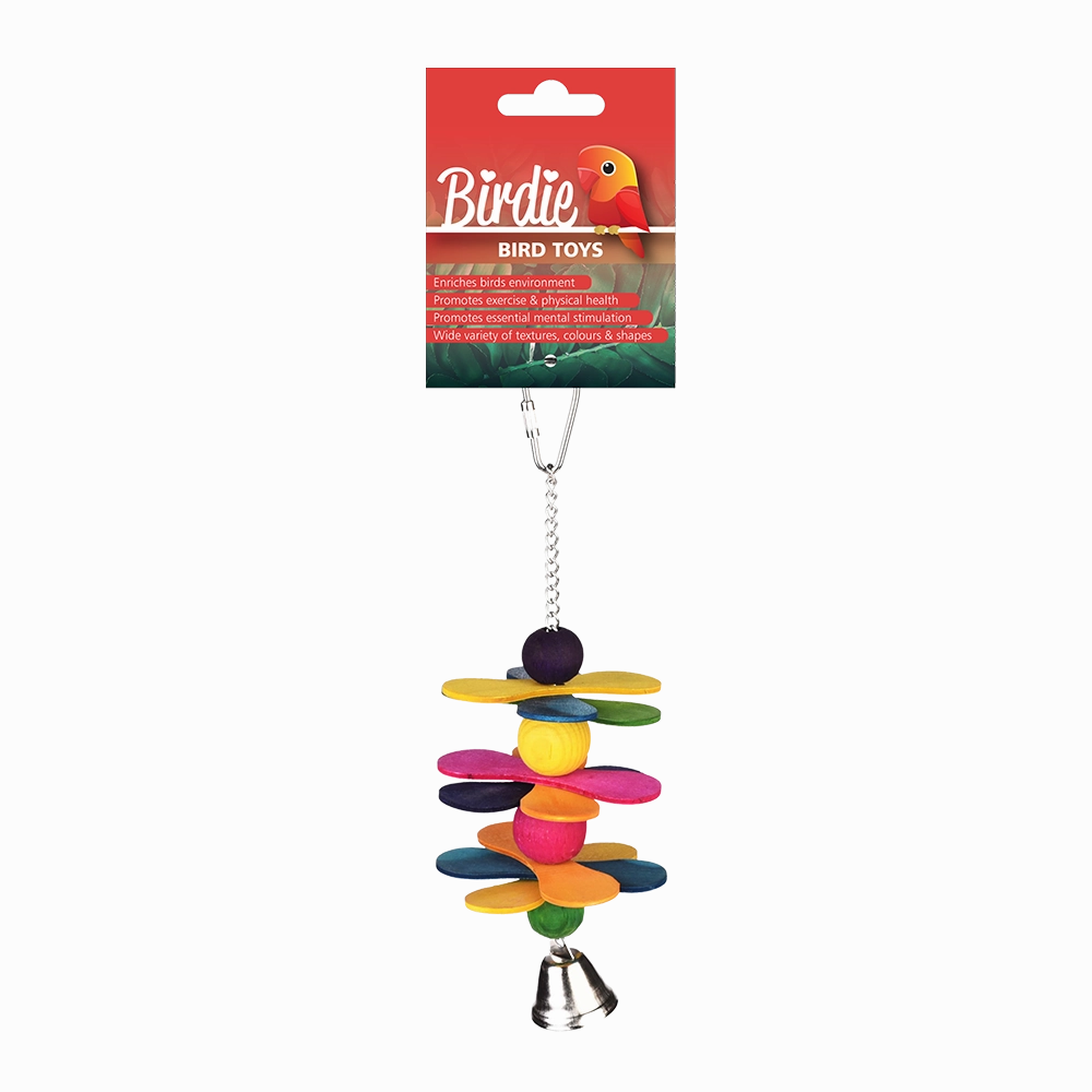 Birdie - Rainbow Spinning Sticks Bird Toy
