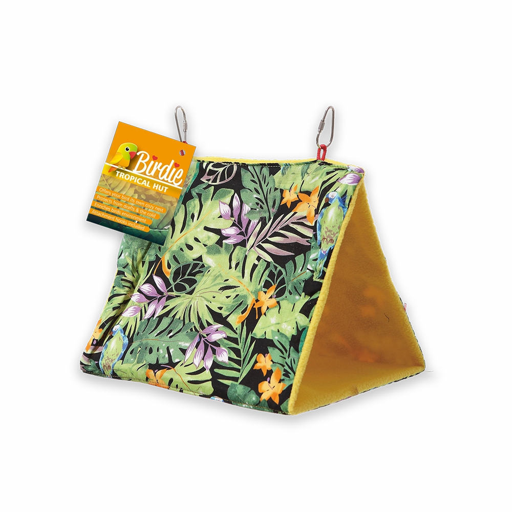 Birdie - Tropical Bird Hut (25cm)