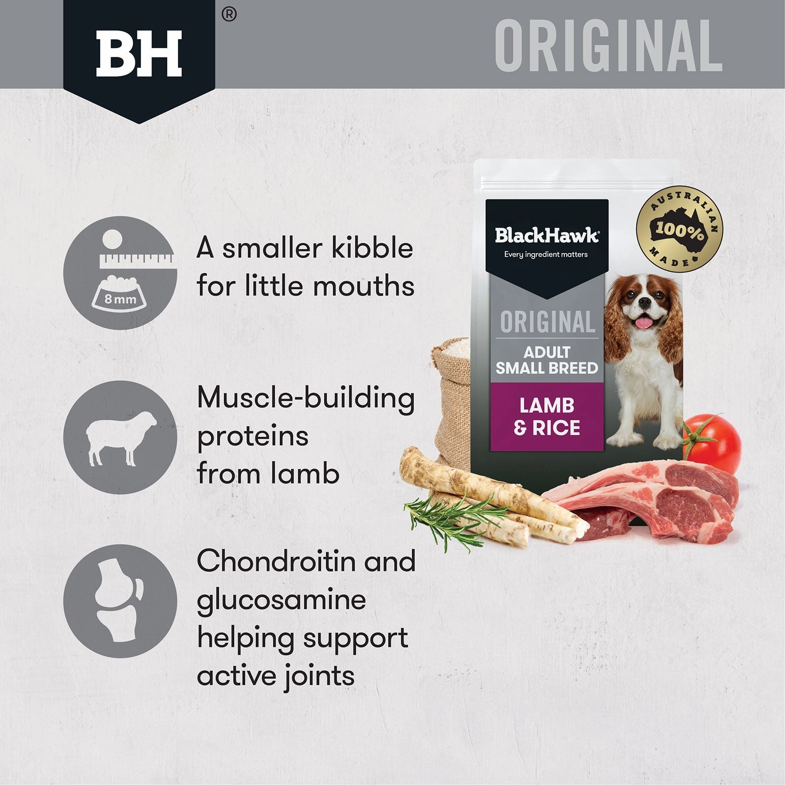 Black Hawk Dog Food Adult Small Breed Lamb & Rice