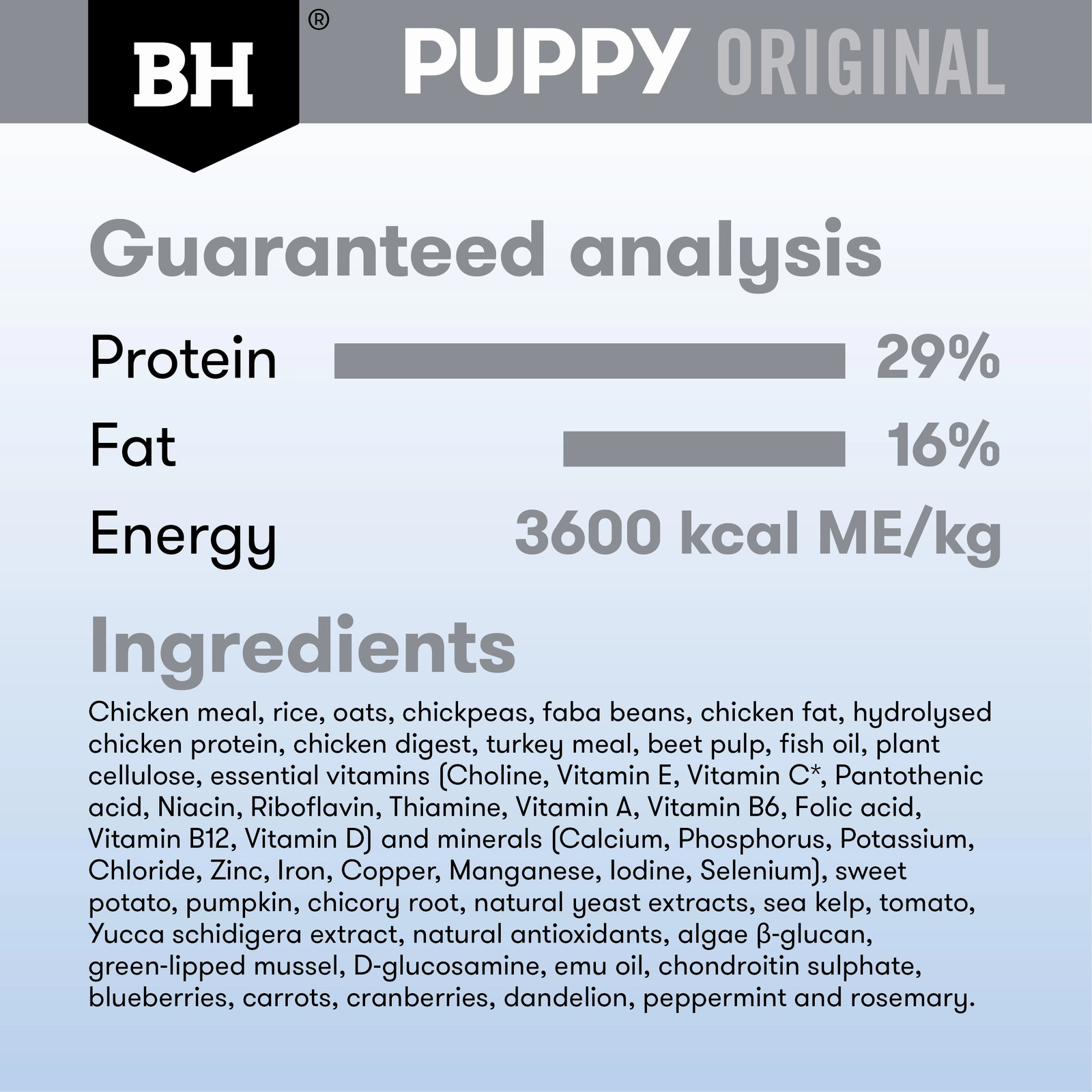 Black Hawk Dog Food Puppy Large Breed Chicken & Rice