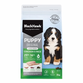 Black Hawk Dog Food Puppy Large Breed Chicken & Rice