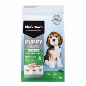 Black Hawk Dog Food Puppy Medium Breed Chicken & Rice