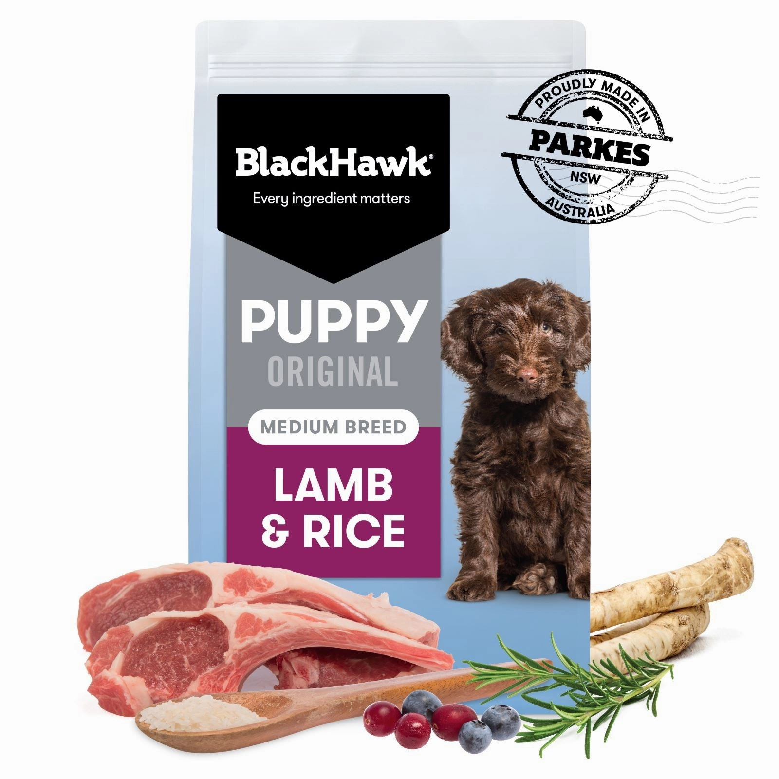 Black Hawk Dog Food Puppy Medium Breed Lamb & Rice