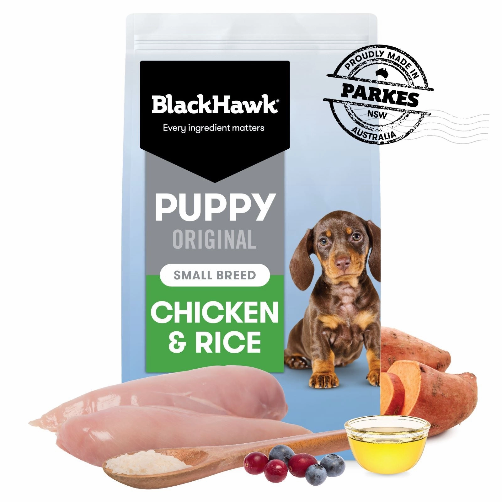 Black Hawk Dog Food Puppy Small Breed Chicken & Rice