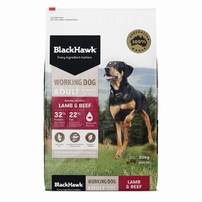 Black Hawk Dog Food Working Adult Lamb & Beef