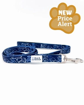 Blue and Bonnet Leash