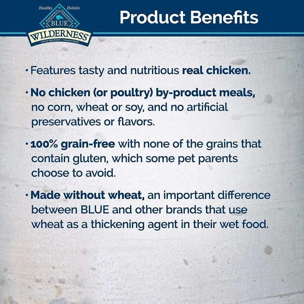 Blue Buffalo Wilderness Chicken Recipe Canned Cat Food