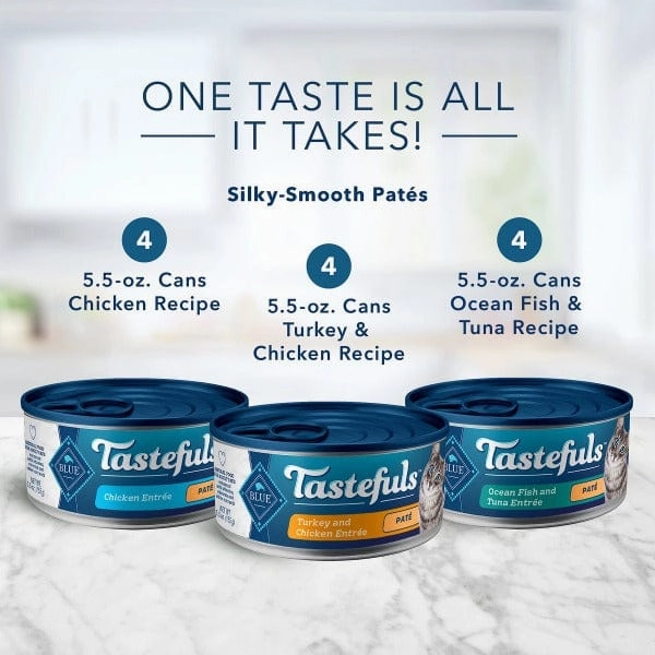 BLUE Tastefuls Entree Pate Variety Pack; 5.5 oz