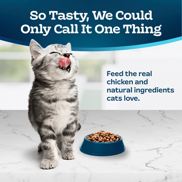 BLUE Tastefuls Healthy Growth Chicken & Brown Rice Recipe Kitten Dry Food, 7lb