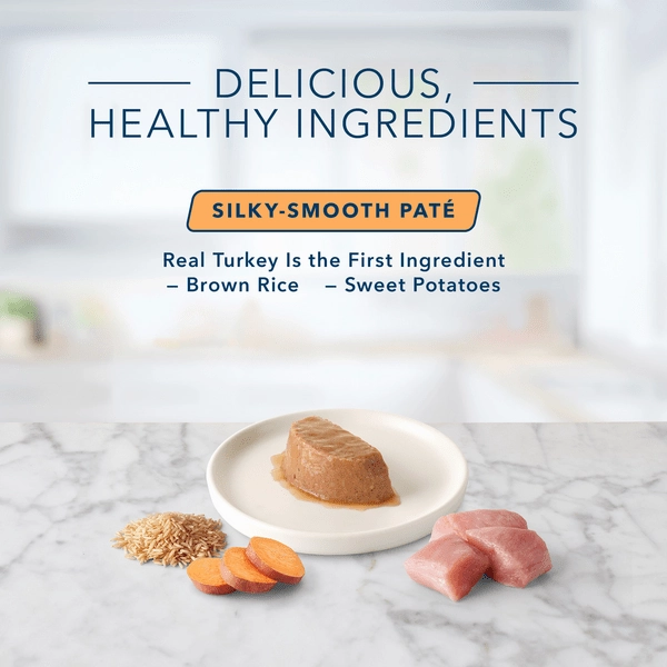 BLUE Tastefuls Spoonless Singles Turkey Pate Wet Cat Food