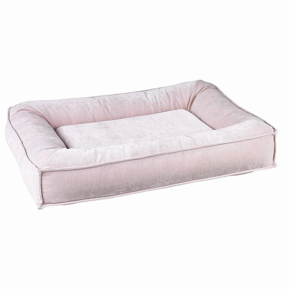 Blush Microvelvet Divine Futon Dog Bed