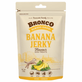 Bronco Dog Jerky Banana 70g