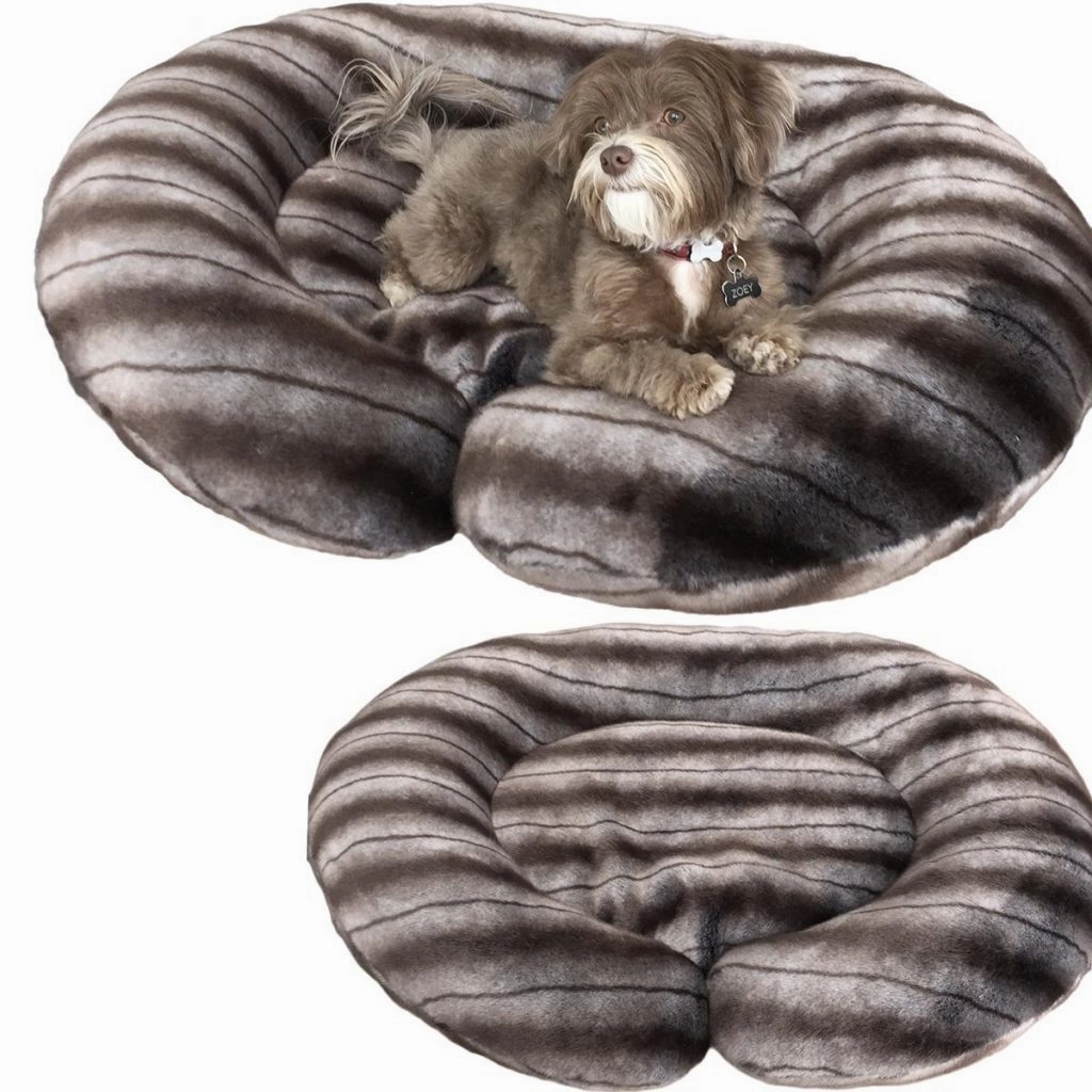 C-Shaped Custom Dog Bed