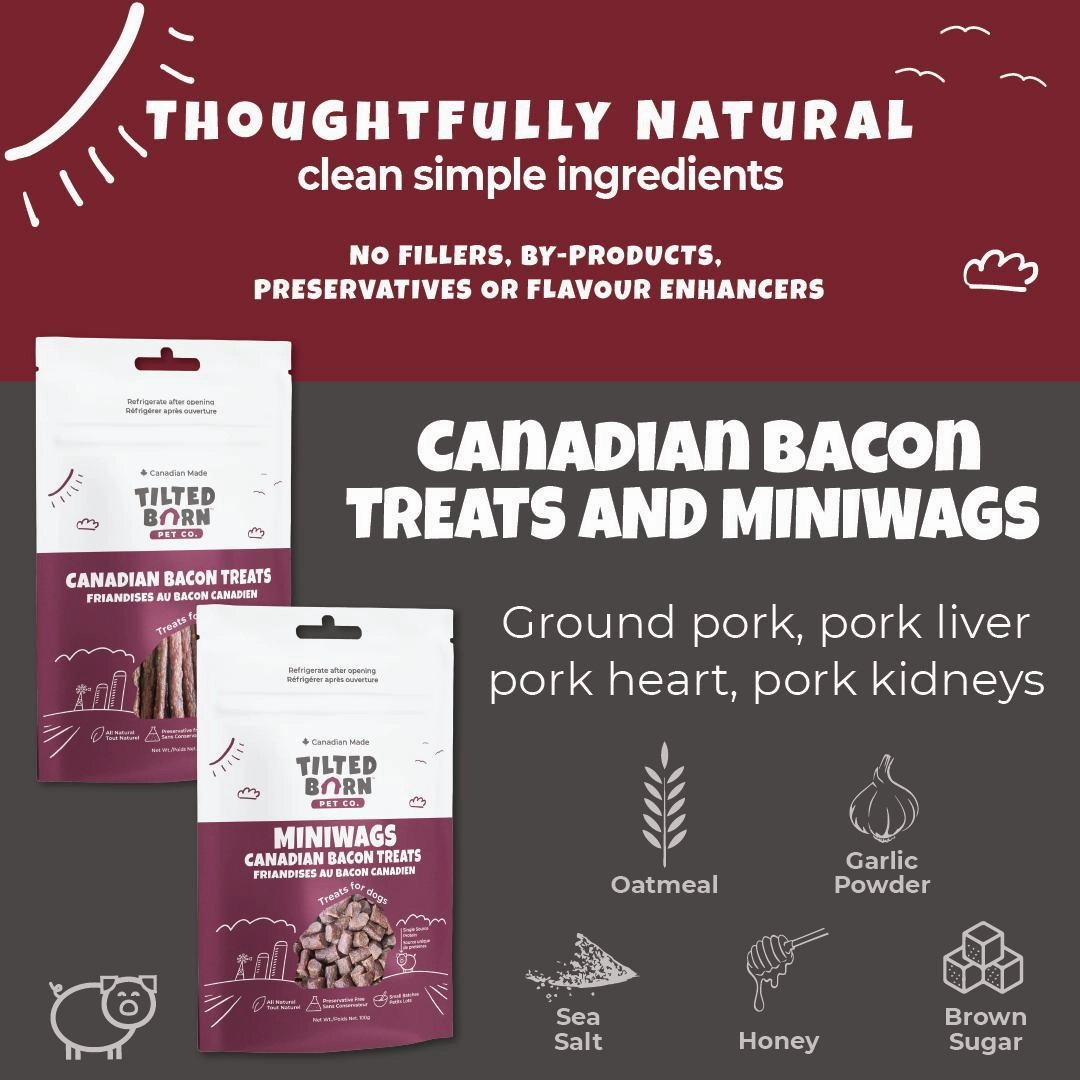 Canadian Bacon Dog Treats
