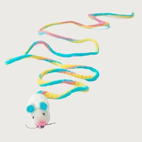 CAT IN THE BOX Wool Mouse Cat Toy