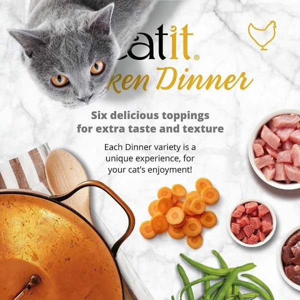 Catit Chicken Dinner with Liver & Sweet Potato Wet Cat Food