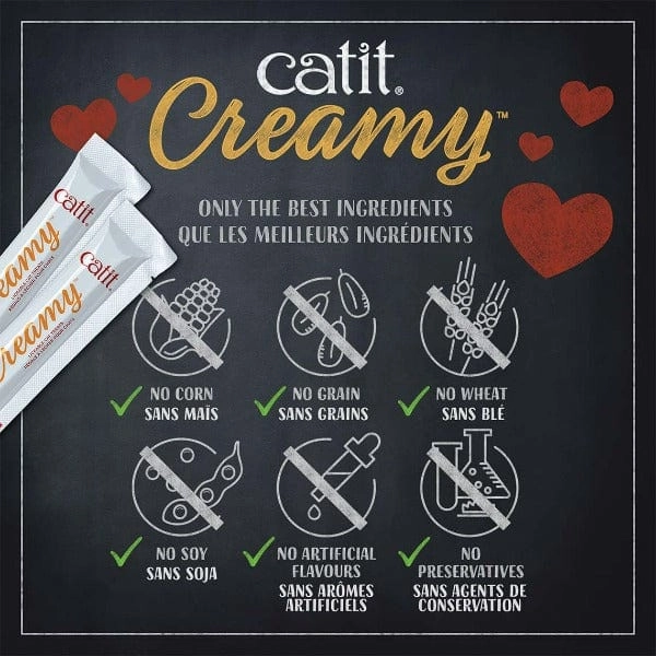 Catit Creamy Lickable Tuna Recipe Cat Treats