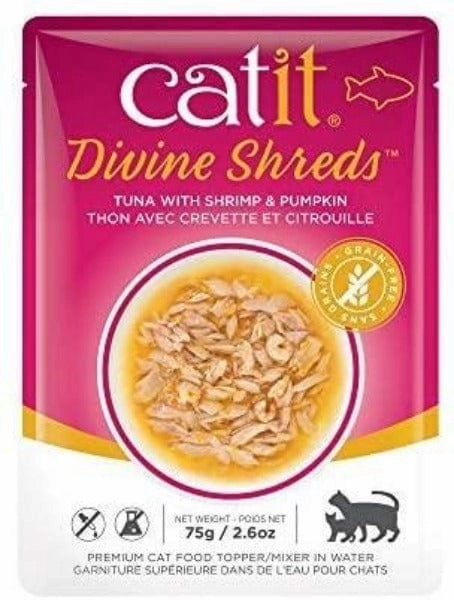 Catit Divine Shreds Tuna Multipack Cat Food Topper