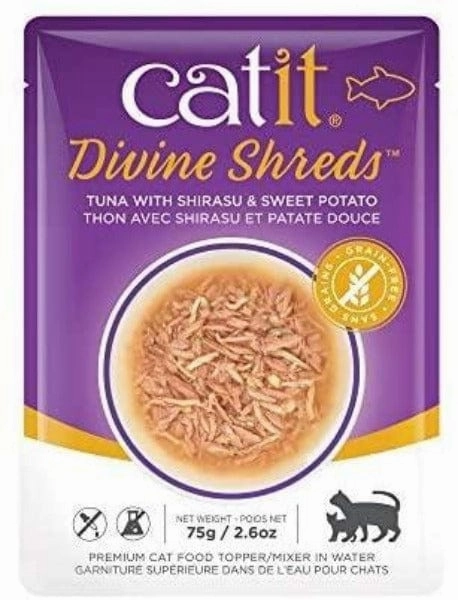 Catit Divine Shreds Tuna Multipack Cat Food Topper