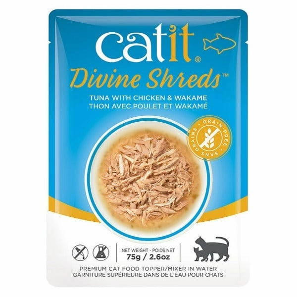 Catit Divine Shreds Tuna Multipack Cat Food Topper