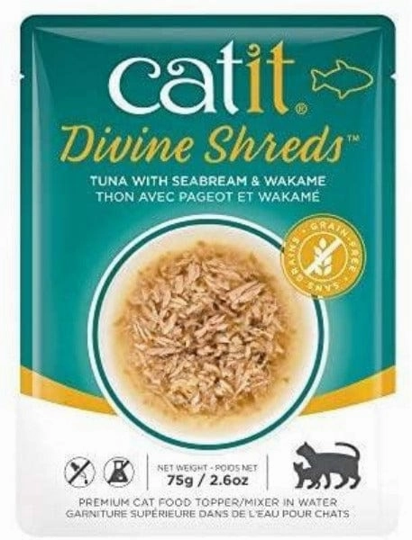 Catit Divine Shreds Tuna Multipack Cat Food Topper