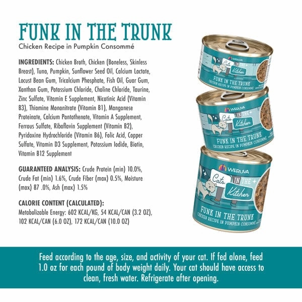 Cats in the Kitchen Funk in the Trunk Canned Food