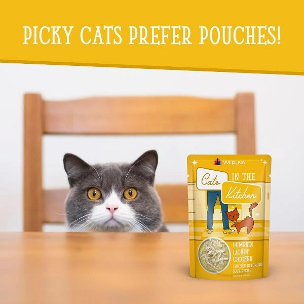 Cats in the Kitchen Pumpkin Lickin' Chicken Pouch Cat Food
