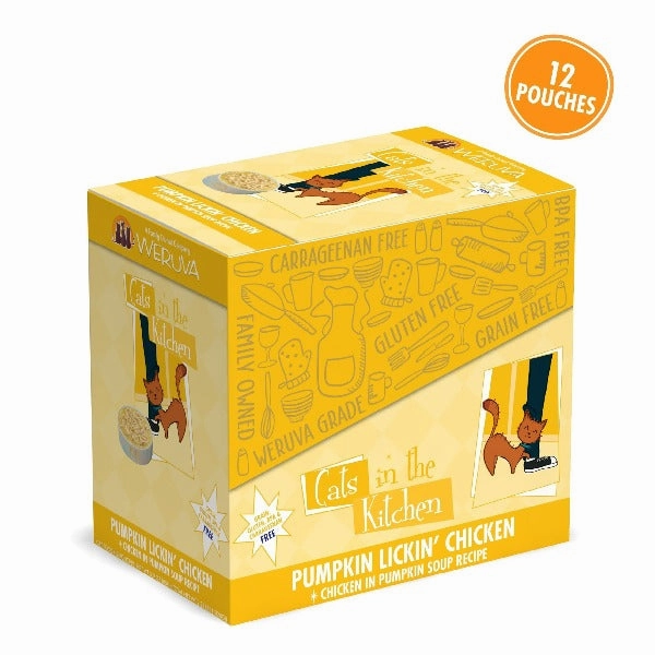 Cats in the Kitchen Pumpkin Lickin' Chicken Pouch Cat Food