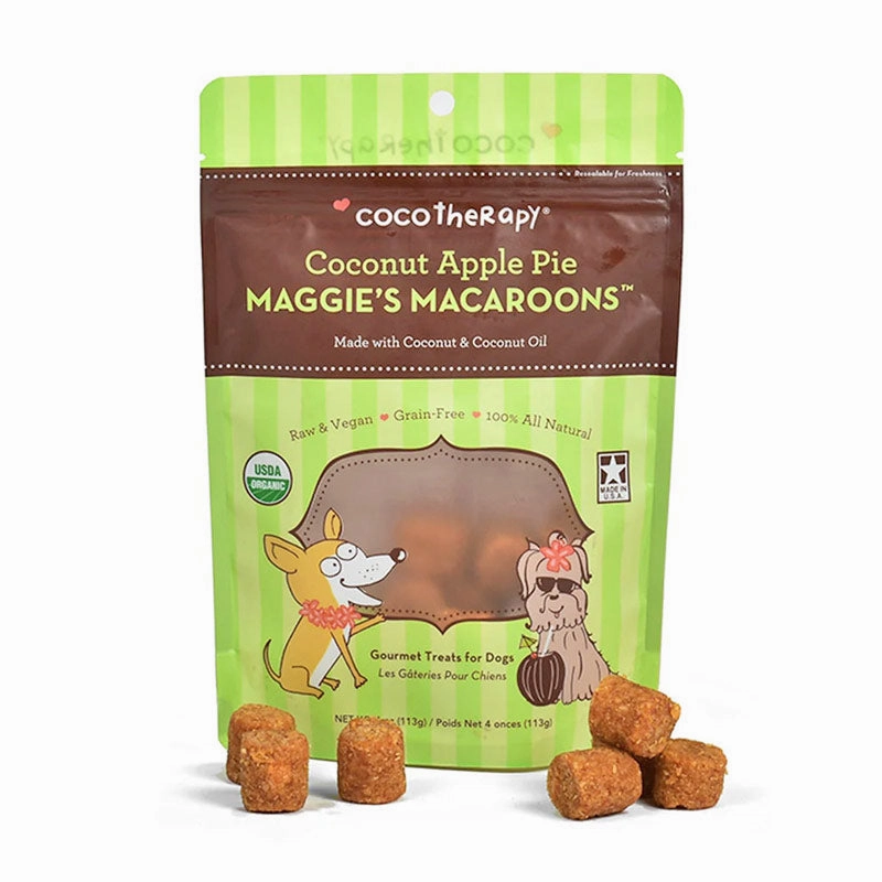 COCOTHERAPY Coconut Apple Pie Maggie's Macaroons Treats for Dogs