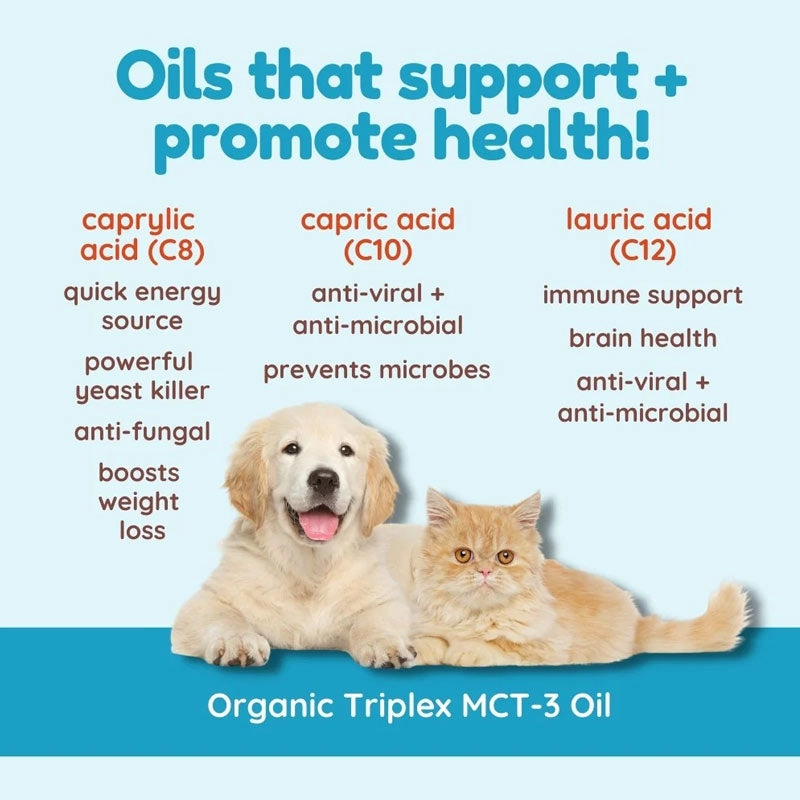 COCOTHERAPY TriPlex MCT-3 Oil for Dogs & Cats