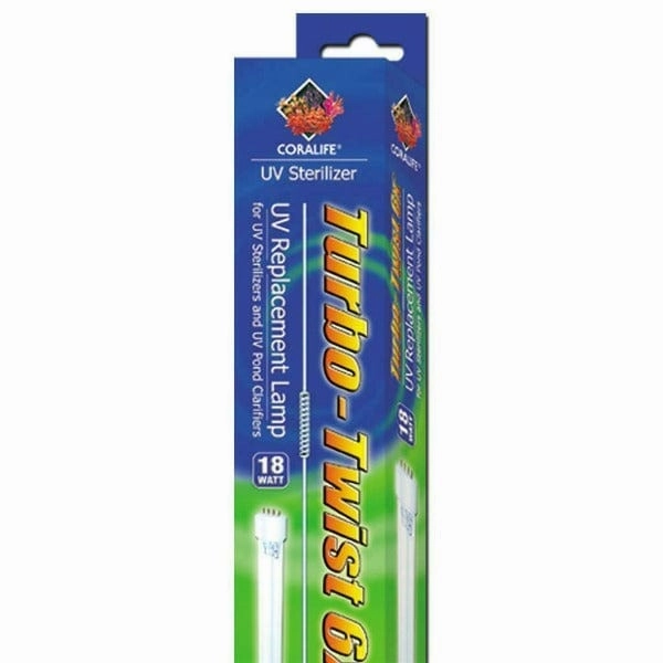 Coralife UV replacement Lamp 18 watt  For Turbo-Twist 6x UV Sterilizer
