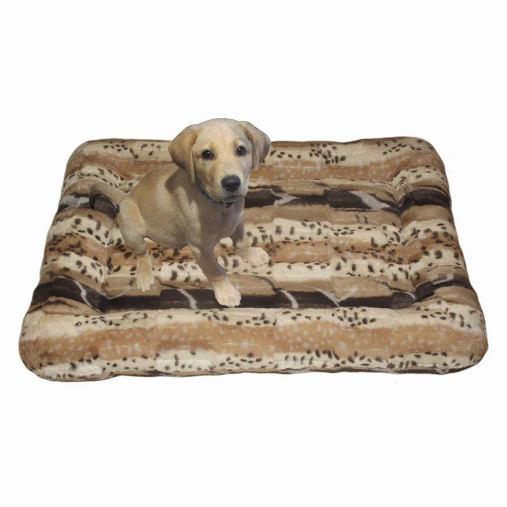 Custom Dog Crate Pad Bolstered