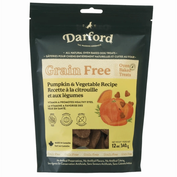 Darford Grain Free Pumpkin Recipe Oven-Baked Dog Treats