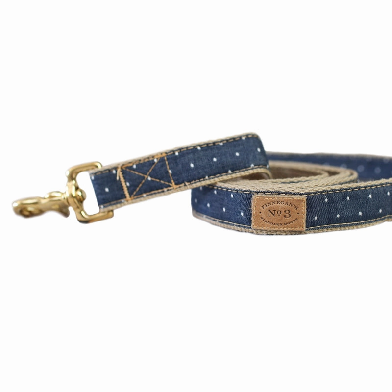 Denim Dot Collar