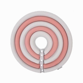 DogLemi Anti-Lick Pet Protector Collar Gray-Pink XXXL