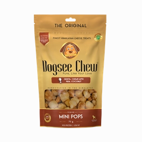 Dogsee Dog Chew Mini Pops Dental Treats with Real Coconut 70g