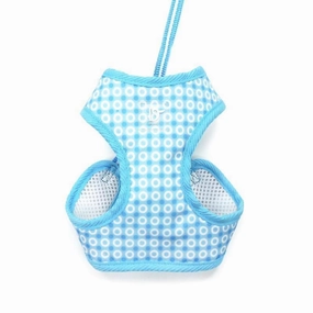 Easy Go Dog Harness Dots Blue