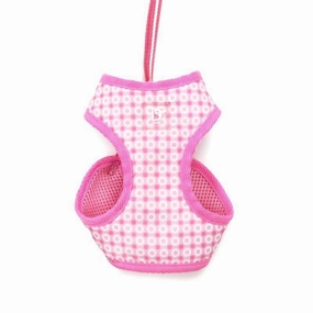 Easy Go Dog Harness Dots Pink