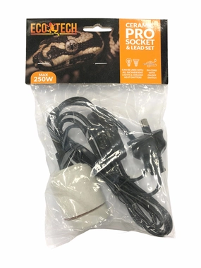 Eco Tech - Ceramic Screw Socket & Lead (2m)