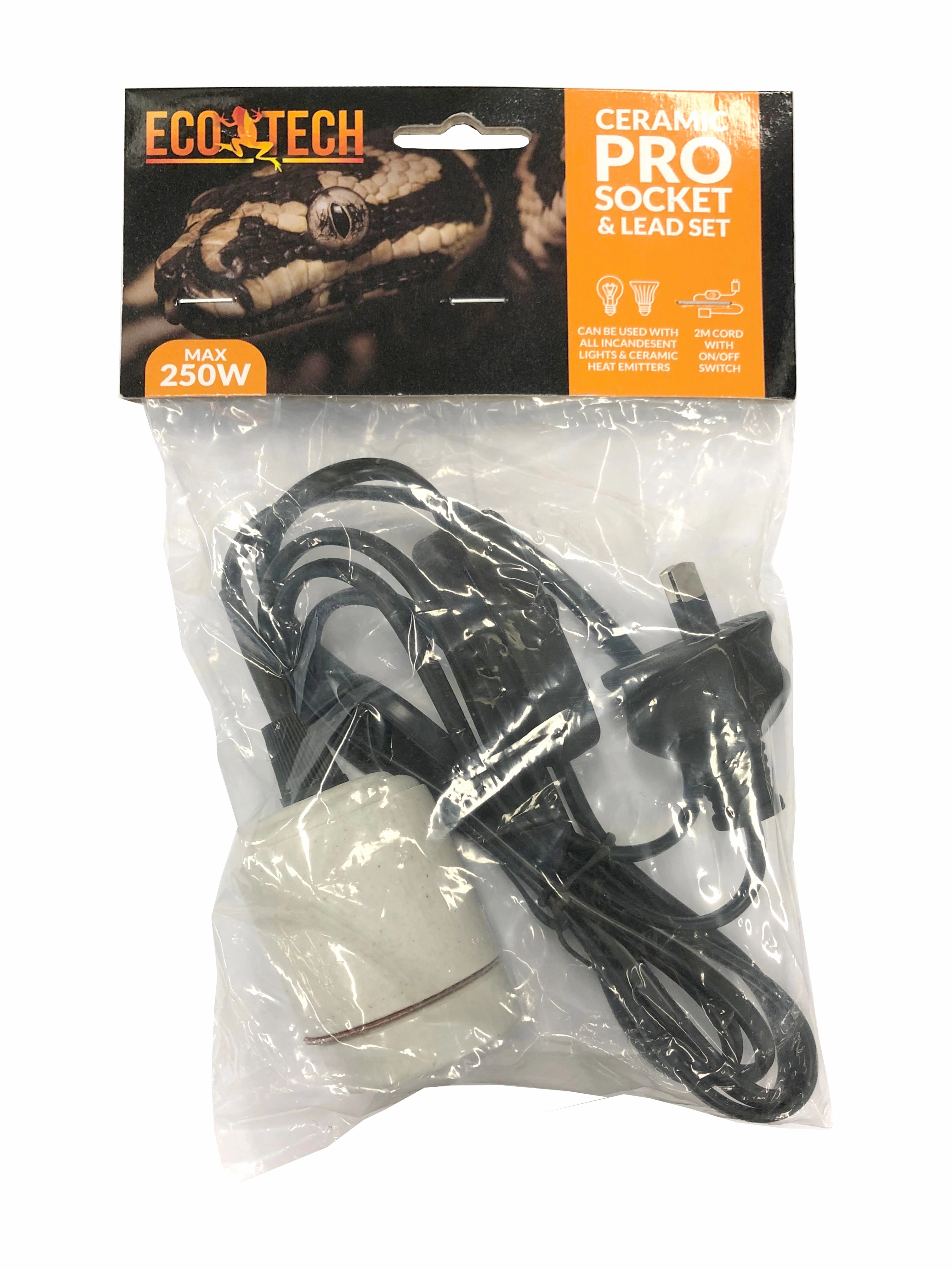 Eco Tech - Ceramic Screw Socket & Lead (2m)