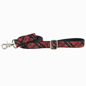 Elite Velvet Dog Leash Classic Winter Plaid