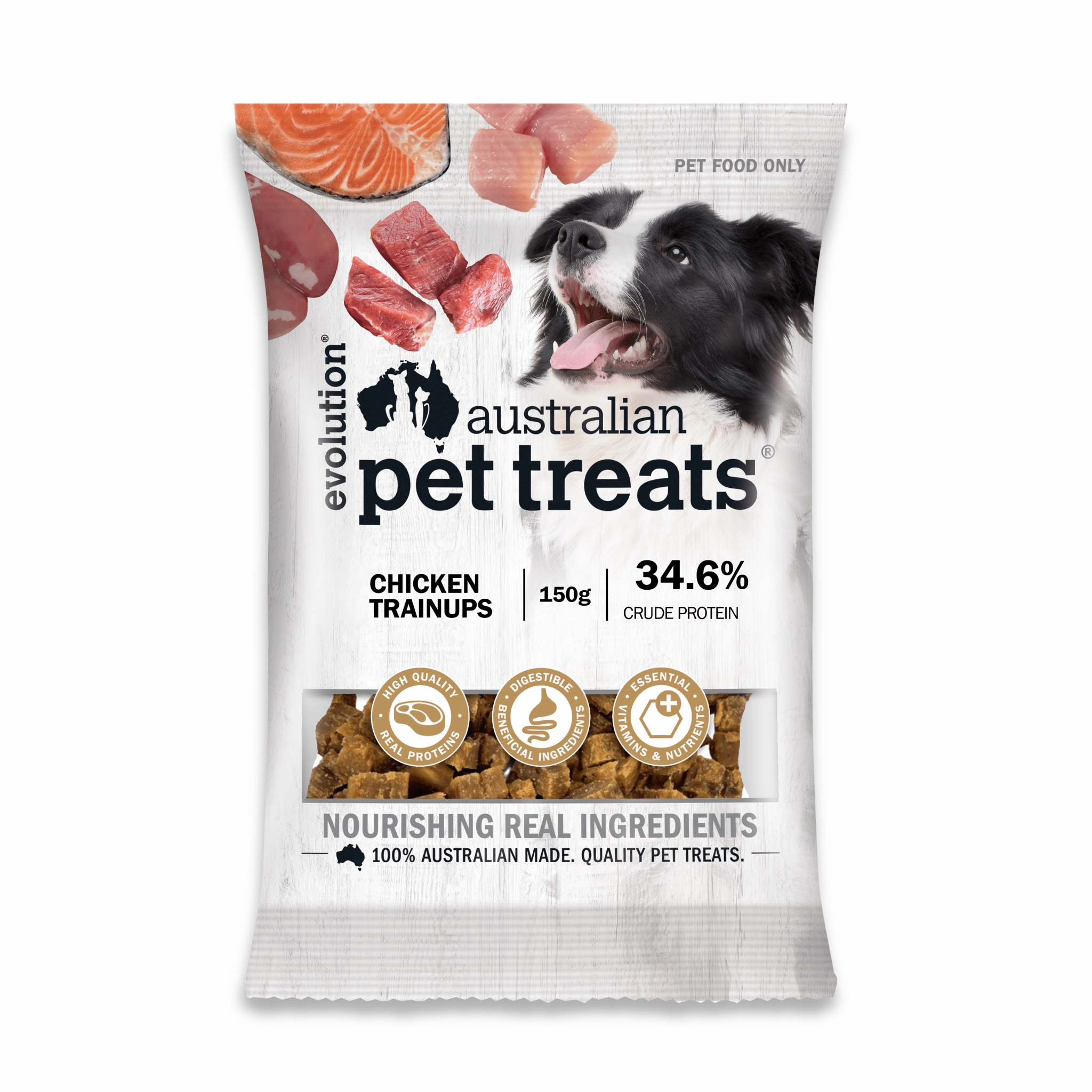 Evolution Australian Pet Treats Chicken Trainups Dog Treat
