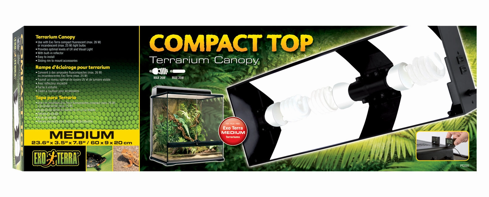 Exo Terra - Compact Fluoro Light Unit (60cm)
