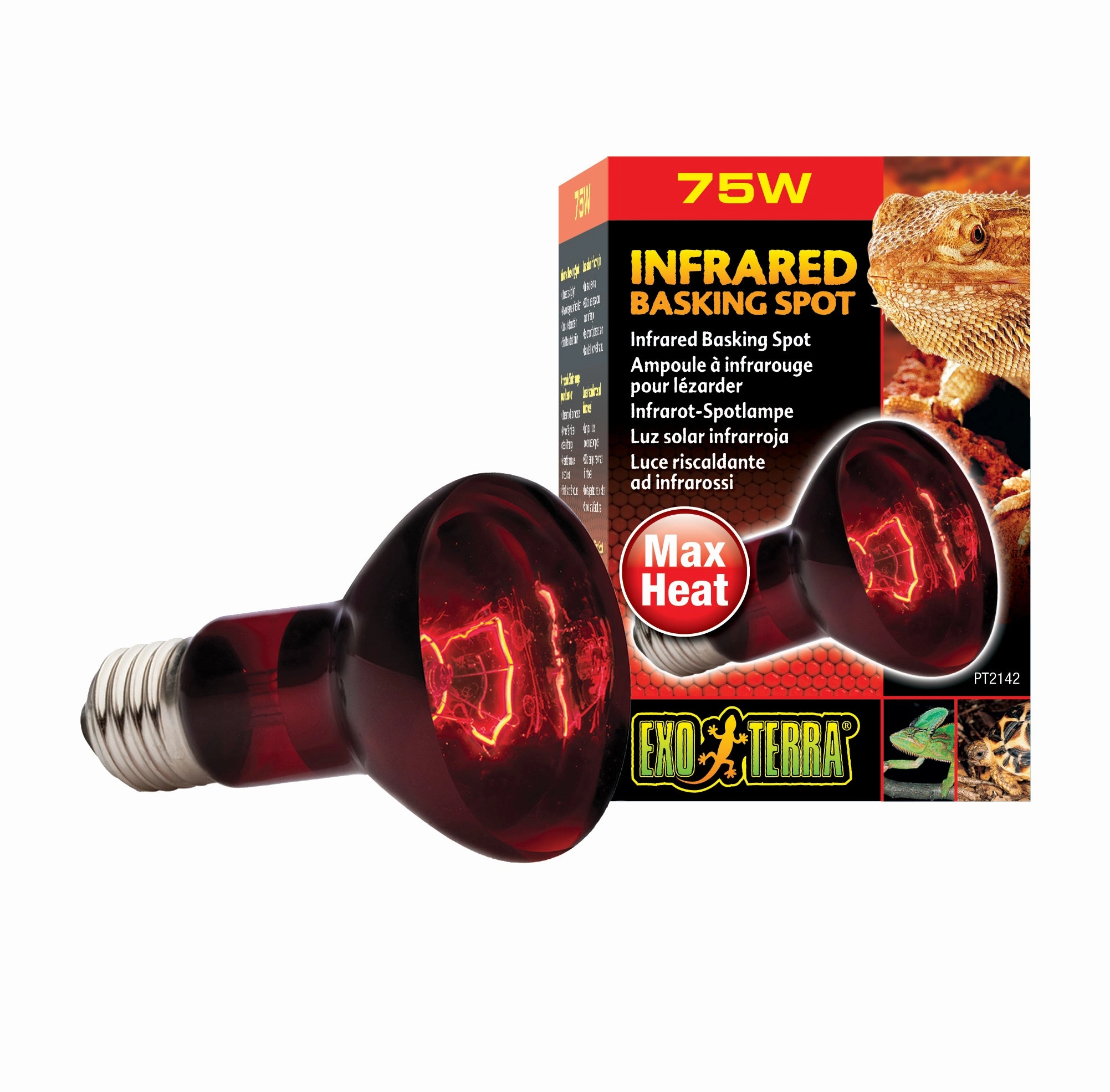 Exo Terra - Heat Glo Infrared Heat Lamp (75w)