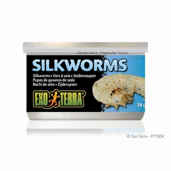 Exo Terra Silkworms Canned Specialty Reptile Food