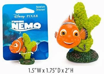 Finding Nemo On Coral Mini Resin Ornament Licensed