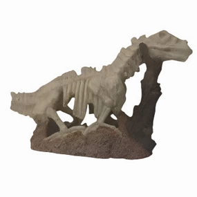 Fish Gear Dinosaur Skeleton Aquarium Ornament
